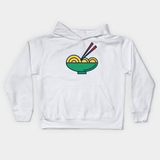 Bowl of Noodles Kids Hoodie